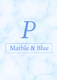 P-Marble&Blue-Initial