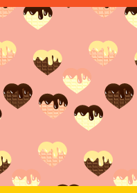 Heart shaped choc R&Y