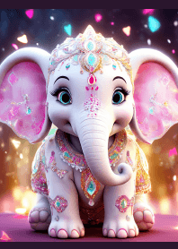 Cute Thai elephant v.3