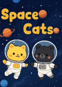 Space Cats (blue)