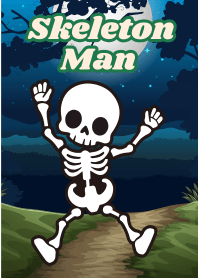 Funny Skeleton Man (Yellow 02)