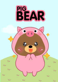 Cute Pig Bear Theme