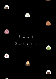 9 onigiri (pattern)/black