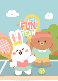 bear and bunny fun team