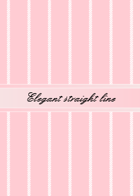 Elegant straight line-pink