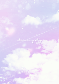 dreamy sky - purple gradation