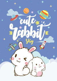 Rabbit Lovely Galaxy Sky
