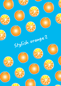 Elegante laranja dois
