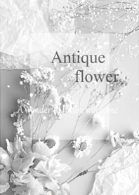 gentle antique dried flower.15.