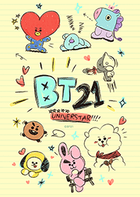 BT21 らくがき帳