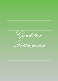 Gradation Letter paper - Gray+Green-