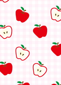りんごちゃん-ピンクチェック-