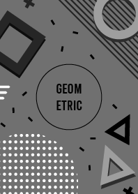 Geometric Dove Gray 6