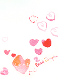 Heart Simple Love watercolor2