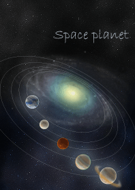 tema do planeta espacial W
