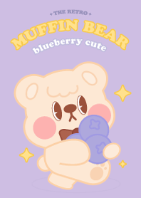 Muffin Bear : Blueberry Cute