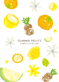 SUMMER FRUITS -white- #fresh J