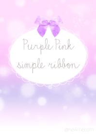 Purple Pink simple ribbon