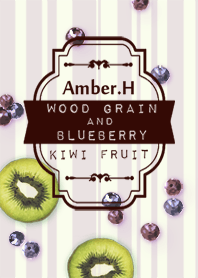 Wood grain and blueberry No.6