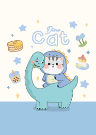 cat & dinosaur cute!