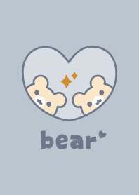 Bear Glitter - Dullness Blue
