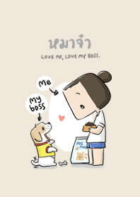 love me, love my boss
