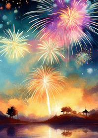 Beautiful Fireworks Theme#464