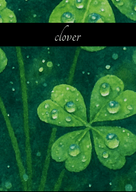 Clover Time on black