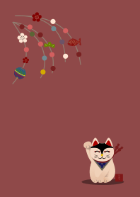 [R] JP04 Lucky Cat + Red |os