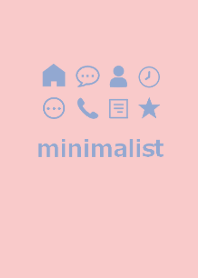 minimalist #pink blue
