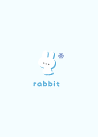 Rabbits5 Crystal - Blue