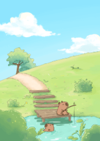 Capybara Chill Day (Green07)