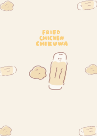 simple Chikuwa Fried Chicken beige.