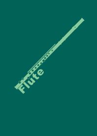 Flute color  Holly green