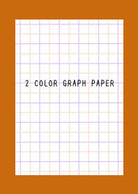 2 COLOR GRAPH PAPER/PINK&PUR/TERRACOTTA