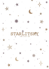 SIMPLE STAR-STARLIT SKY WHITE- 35