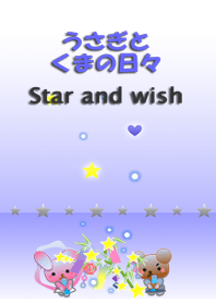 Rabbit and bear daily<Star and wish>