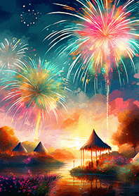 Beautiful Fireworks Theme#494