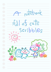 A notebook full of cute scribbles 17