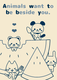 Animals want to be beside you.032-2BBlue