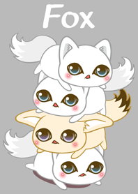 Arctic Fox as white as snow Theme 1