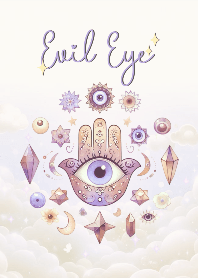 ดวงตาปีศาจ : สะท้อนพลังลบ (สีม่วง)