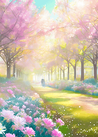 優美な春の風景の着せかえ(Spring-746)