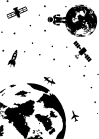 The Art of Outer Space White-Black