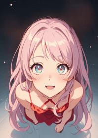 Comfortable good day, flower girl C786