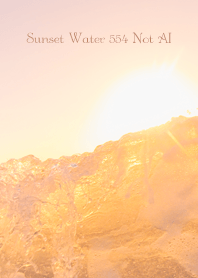 Sunset Water 554 Not AI