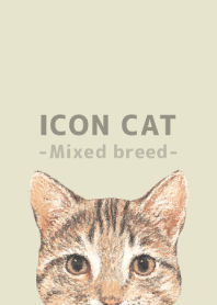 ICON CAT -Mixed breed cat- PASTEL YE/02