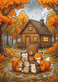 stampAI-autumn forest-USXPHS