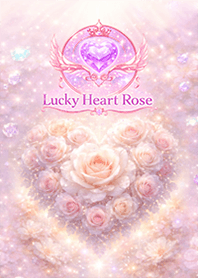 Love luck: Heart-shaped rose*