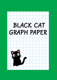 BLACK CAT GRAPH PAPER/GREEN